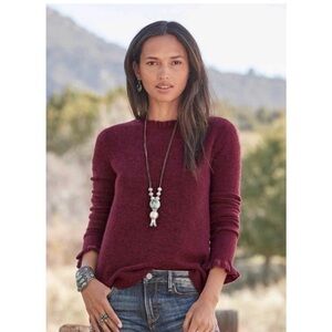 Sundance Aileen Ruffled Cuff Sweater M